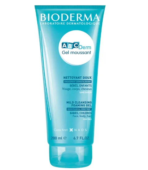 BIODERMA ABCDerm Gel Nettoyant Moussant Doux – 200 ml