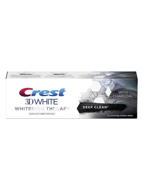 Crest Dentifrice 3D White Charcoal Deep Clean 75ML