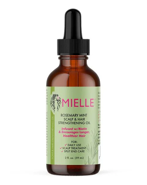 Mielle Organics - Huile Fortifiante Romarin & Menthe pour Cuir Chevelu et Cheveux